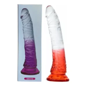 DILDO CURVO BICOLOR QSD-016