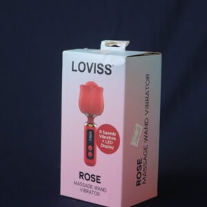 Loviss – Vibrador Massage Wand Rosa con Display LED
