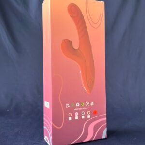 Vibrador Curvo con Estimulador Externo y Múltiples Modos