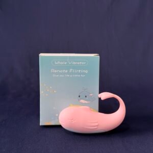 Vibrador de Ballena con Control Remoto y Calor