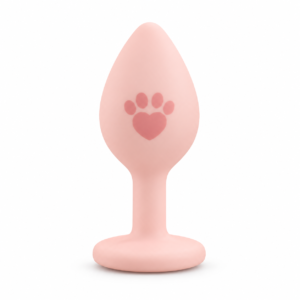 plug anal talla s de silicona color rosa.